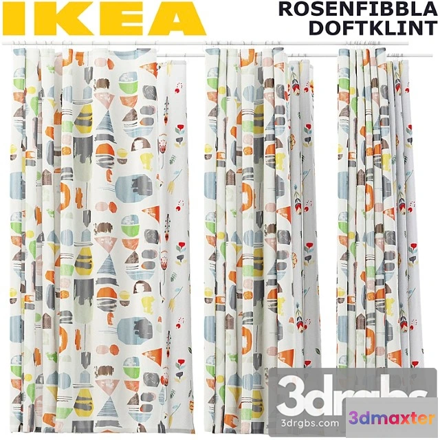 909760 - Doftklint Rosenfibbla Set