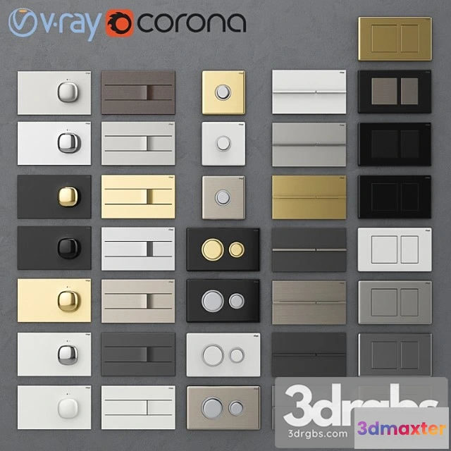 909784 - Flush Buttons For Installing Viega 2