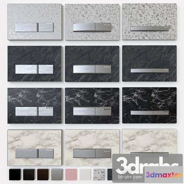 909790 - Geberit Sigma 50 Flush Plates