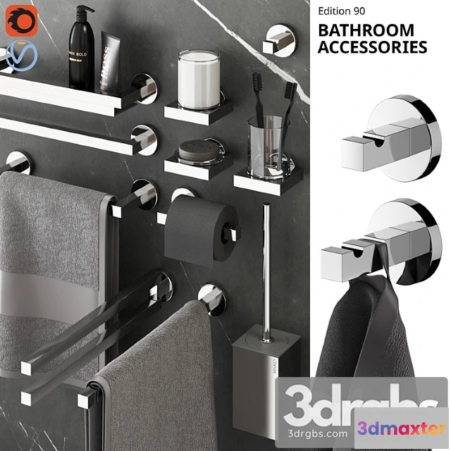 909886 - Keuco Edition 90 Bathroom Accessories
