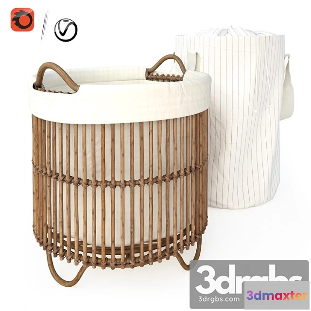 909924 - Laundry Baskets Zara Home No 1