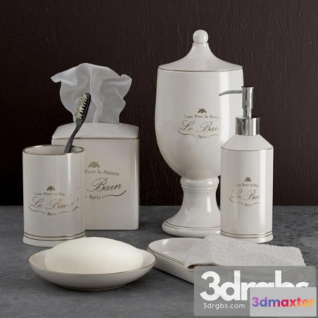 909974 - Le Bain French Porcelain Accessories