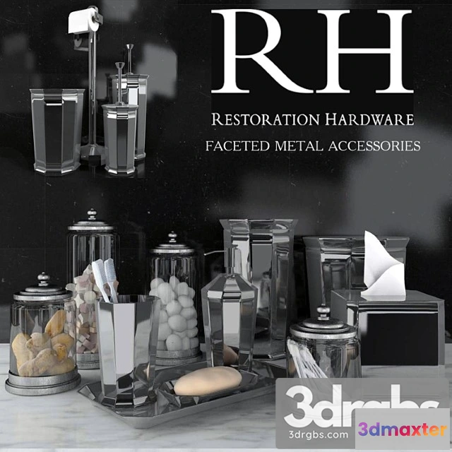 910080 - Rh Faceted Metal Accessories