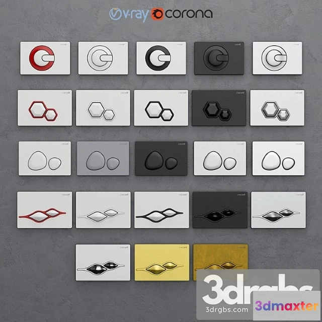 910126 - Set of Buttons for Installing Creavit 1