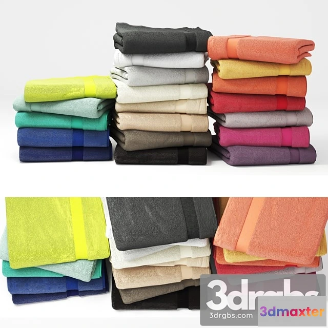910128 - Set of Colorful Towels 2