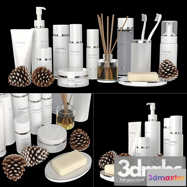 910132 - Set of White Cosmetics