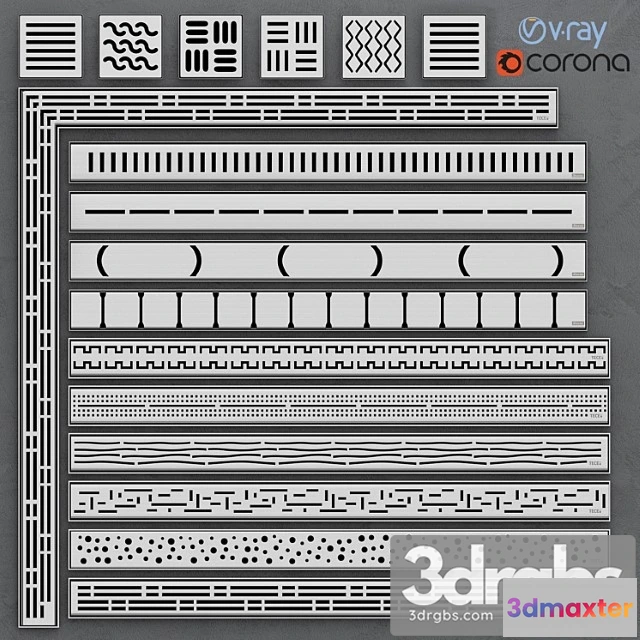 910162 - Shower Channels Floor Drains Tece and Ravak