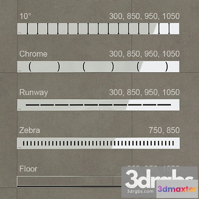 910164 - Shower Channels Ravak