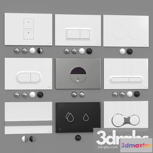 910286 - Vitra Flush Plates