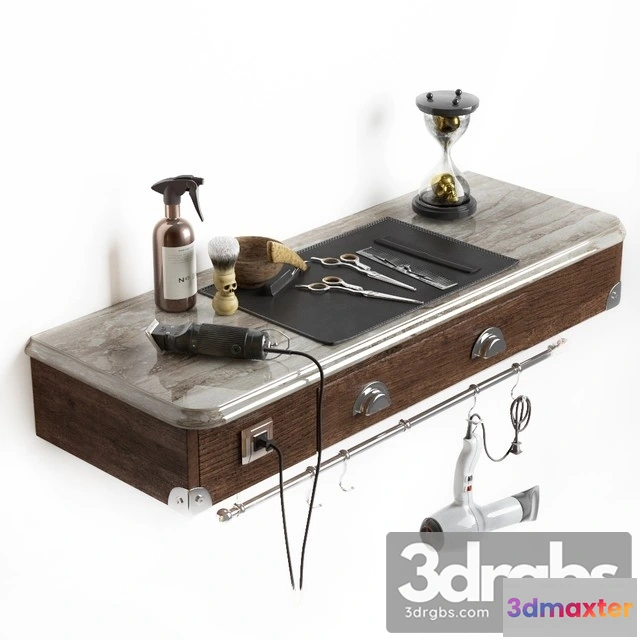 910310 - Working Table Hairdresser Barbershop