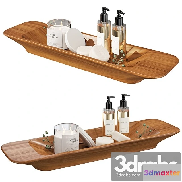910314 - Zara Home Teak Wood Tray