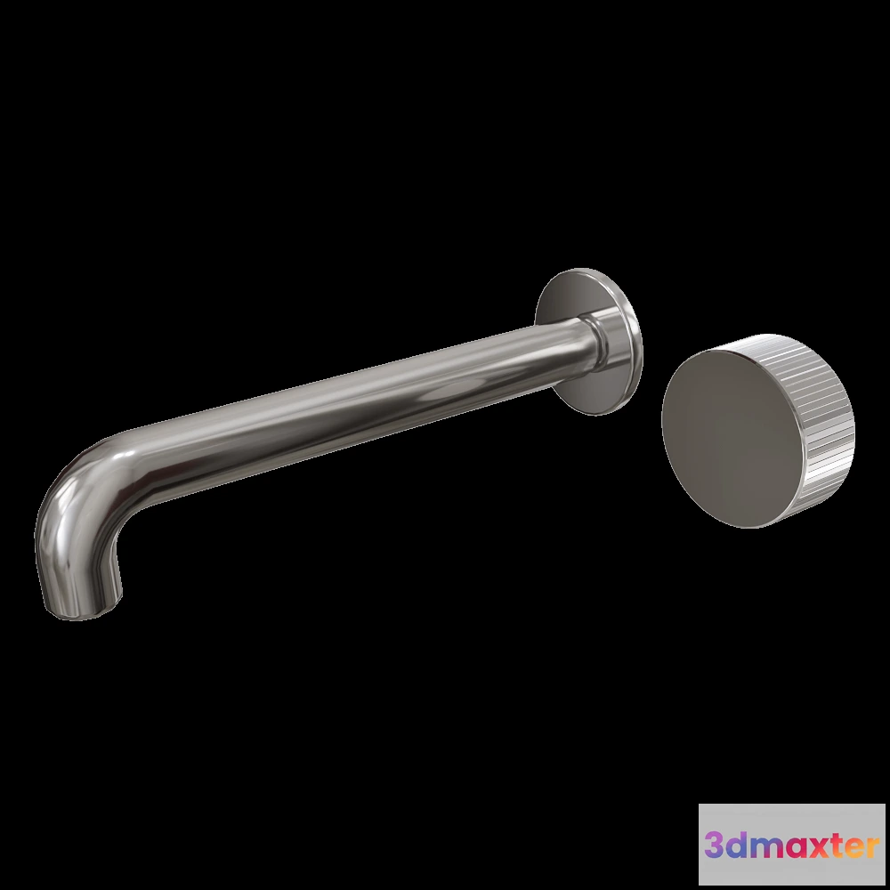 1588032 - Faucet Strommen - Wall basin mixer set Zero Progresiv Fluted 200 3D Max