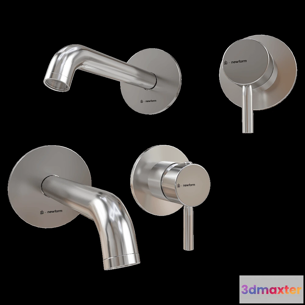 1588224 - Newform - Faucet Art.70828E 3D Max