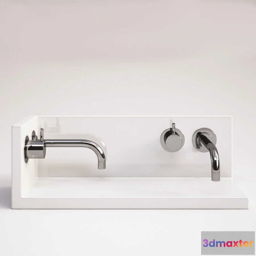 1588366 - bathroom - Vola 911 Wall Faucet 3D Max