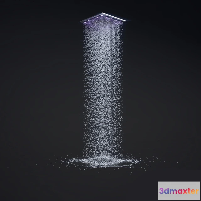 1588400 - bathroom - Overhead shower 3D Max