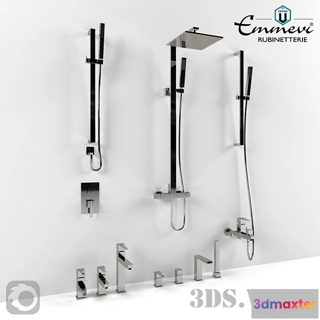 1588486 - bathroom - Emmevi Sicily Mixer Set 3D Max