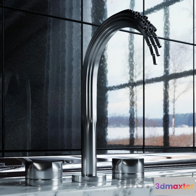 1588518 - bathroom - Contemporary style faucet 3D Max