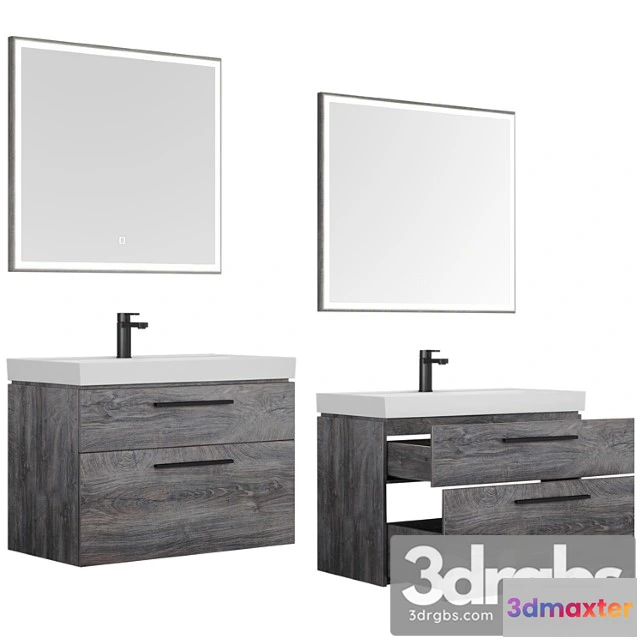 1013322 - 90 Oak Rochelieu 2 Drawers