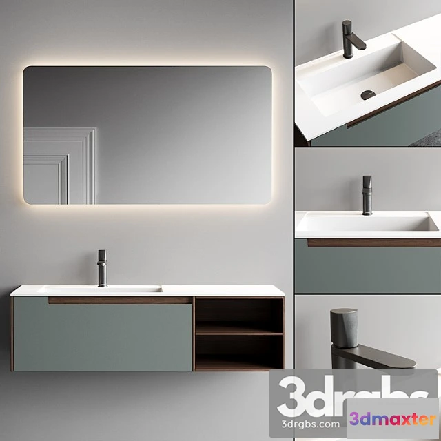 1013356 - Antonio Lupi Design Orma Vanity Unit Set 3