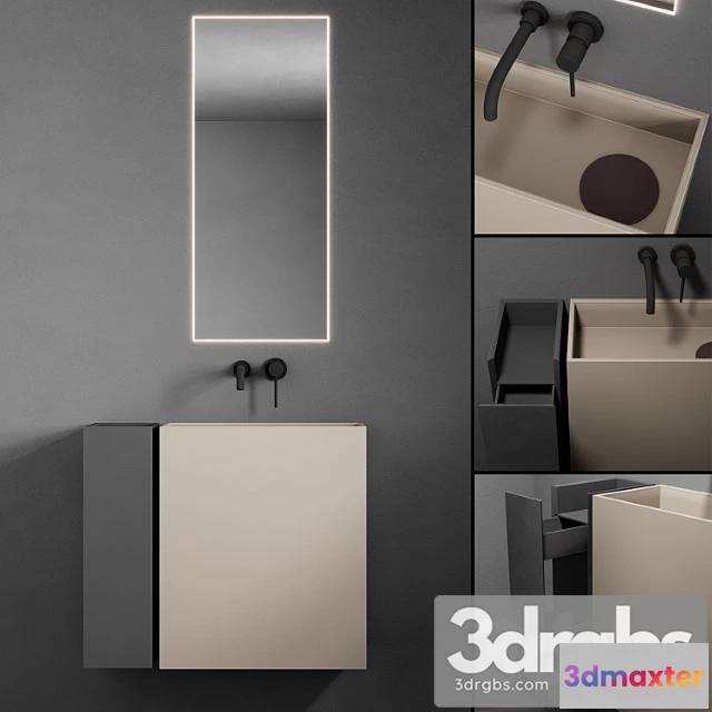 1013542 - Bathroom Set Code Mono - No.2