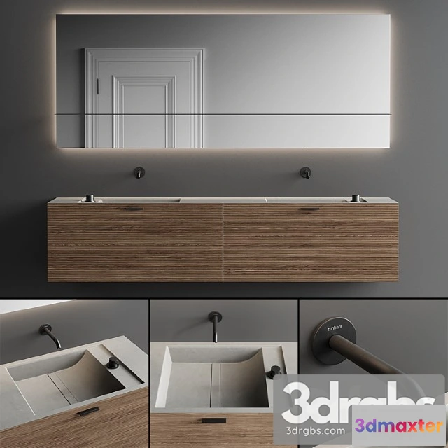 1013678 - Inbani grate 03 vanity unit set 4