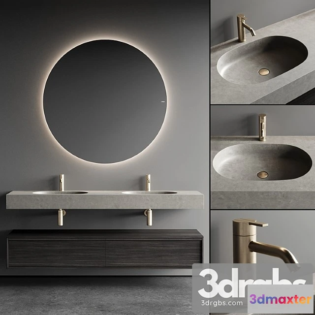 1013682 - Inbani strato 02 b vanity unit set 2