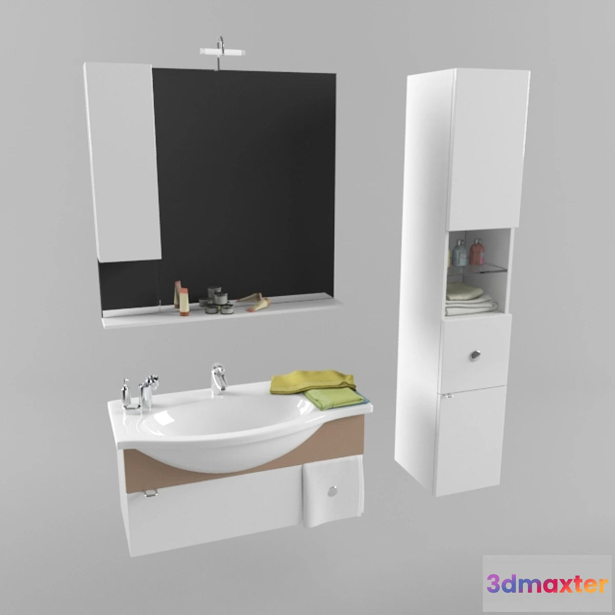1268532 - Sink with Cabinet 3D Max