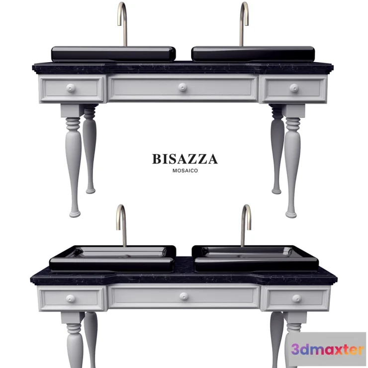 1283174 - BISAZZA Wash basin Bagno 04 Serie Organico luxury design retangular washbasin - No.2 3D Max