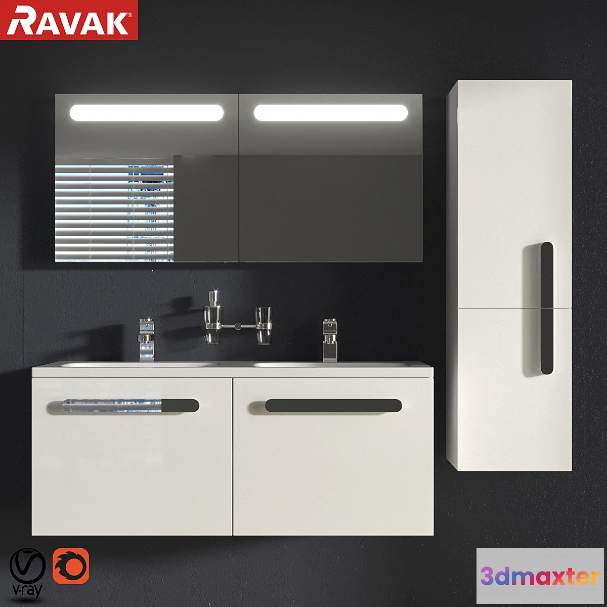 1286080 - Ravak Chrome 3D Max