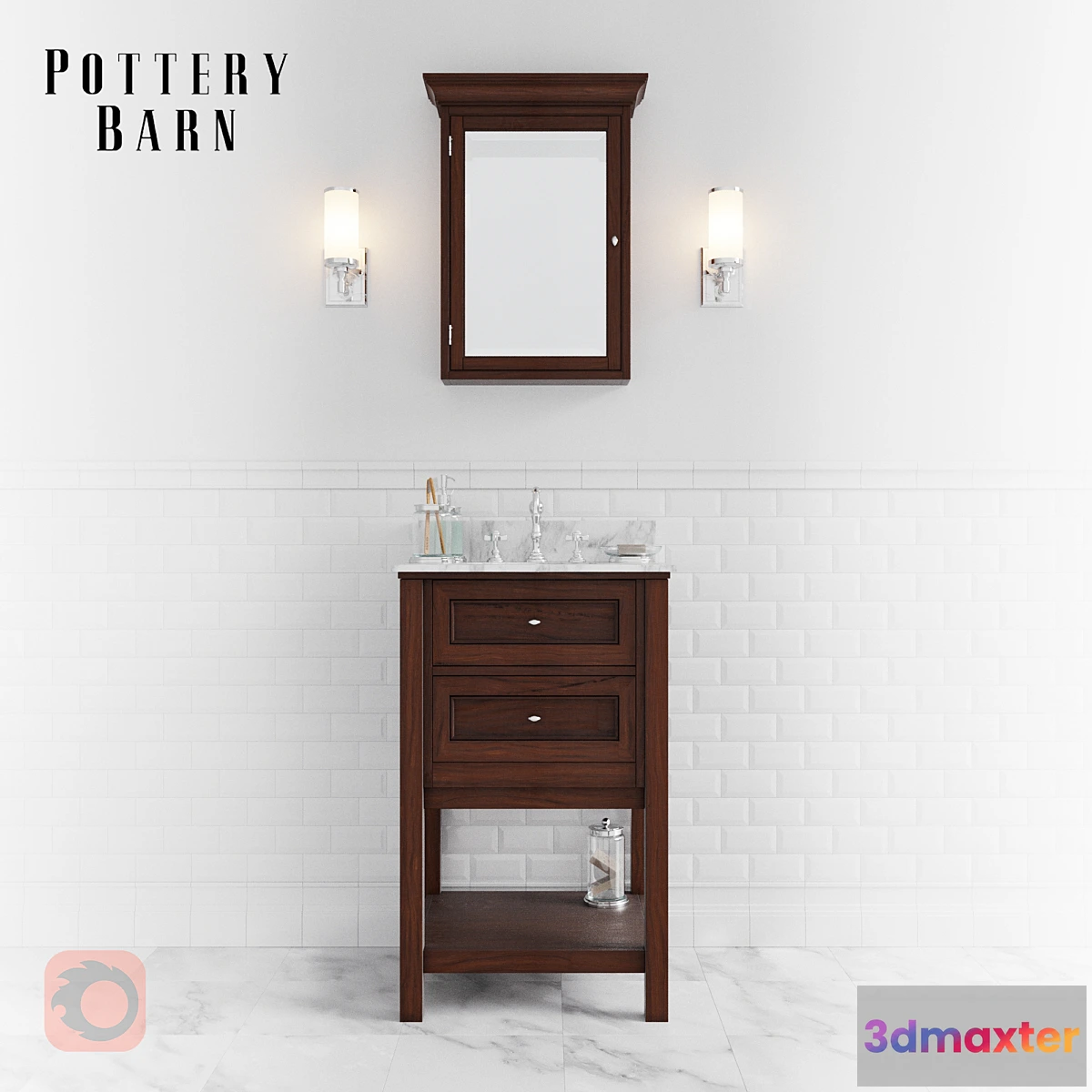 1286082 - Set for bathrooms (in PRO) 3D Max