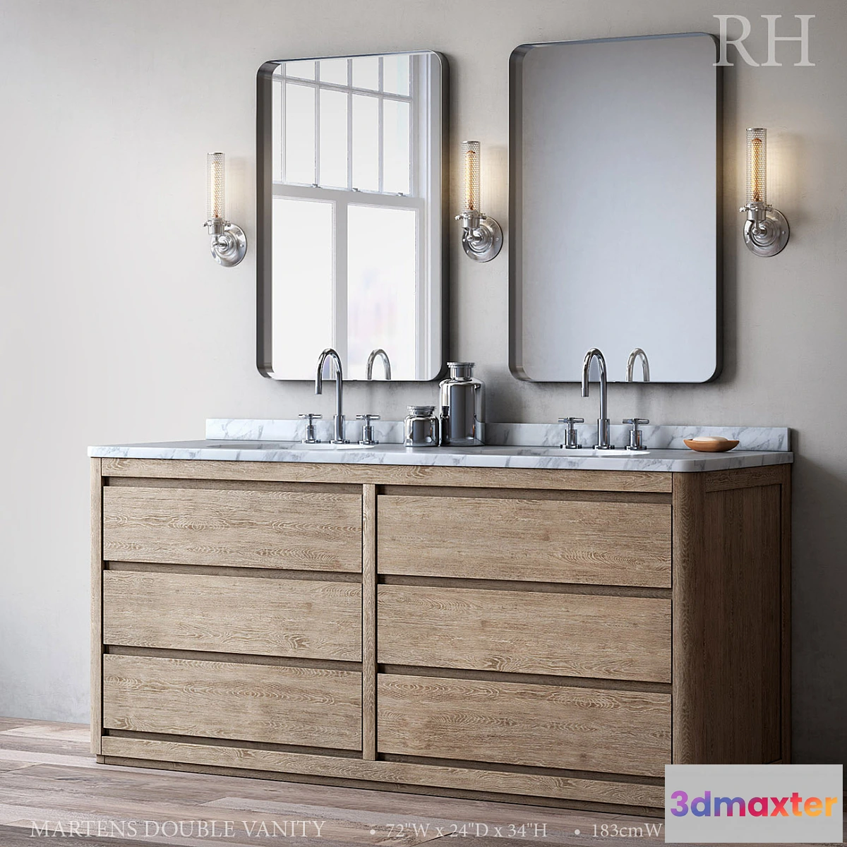 1289060 - MARTENS DOUBLE VANITY 3D Max