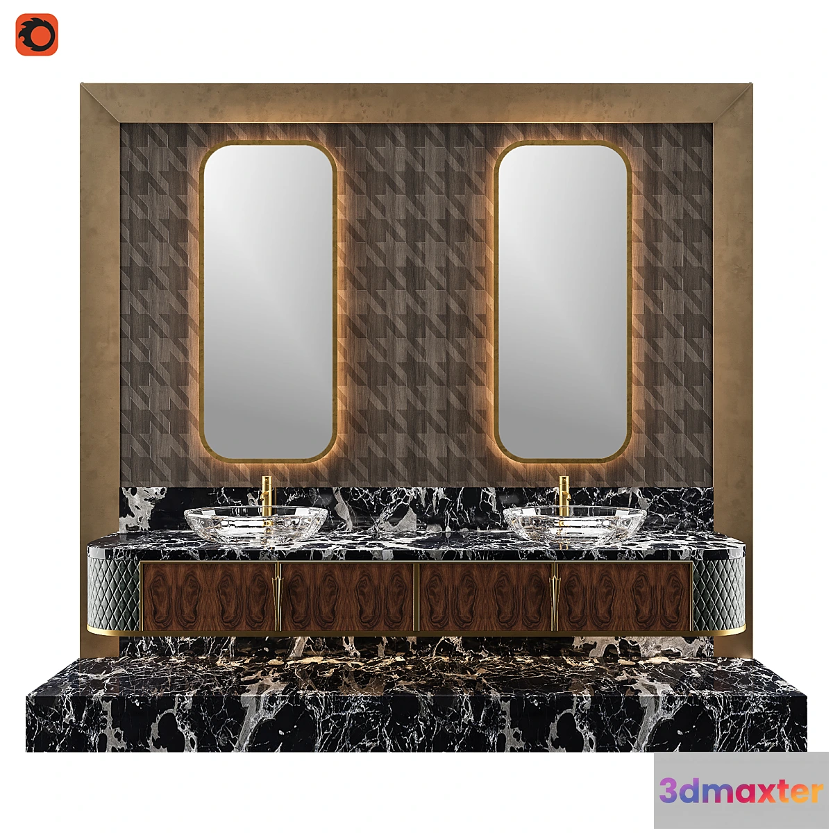 1294564 - LUXURY - Wash Basin 06 3D Max