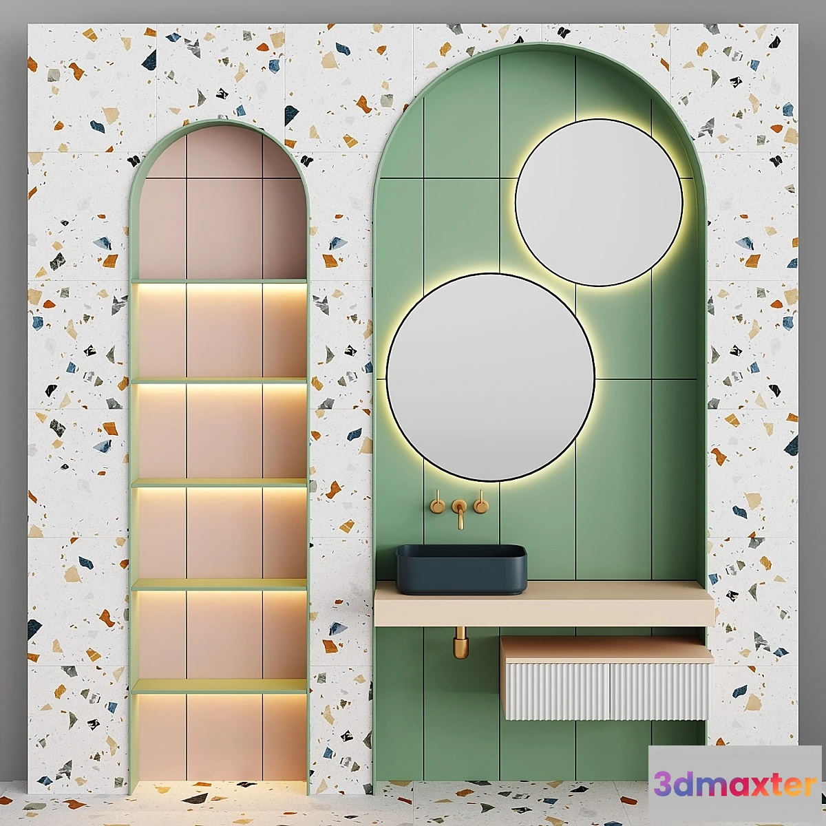 1295058 - Bathroom Set BS16 3D Max