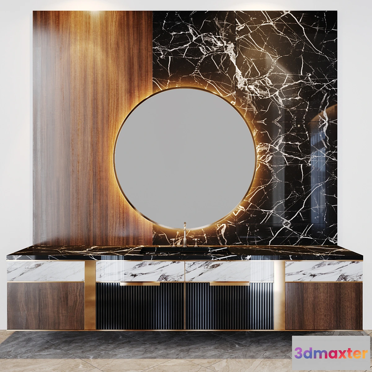 1295267 - Bath set - No.4 3D Max