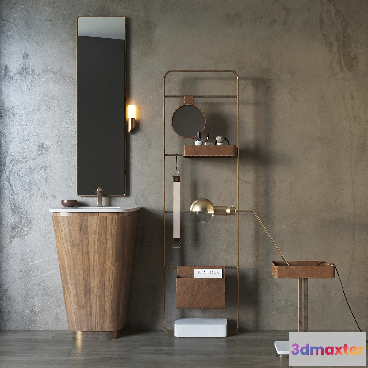 1316695 - SUEDE  Washbasin unit 3D Max