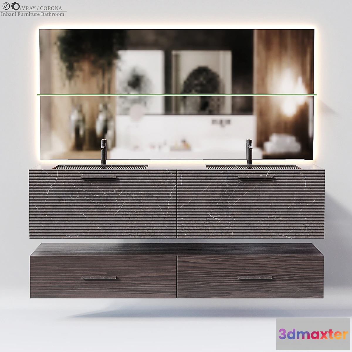 1321113 - Inbani Furniture Bathroom 3D Max