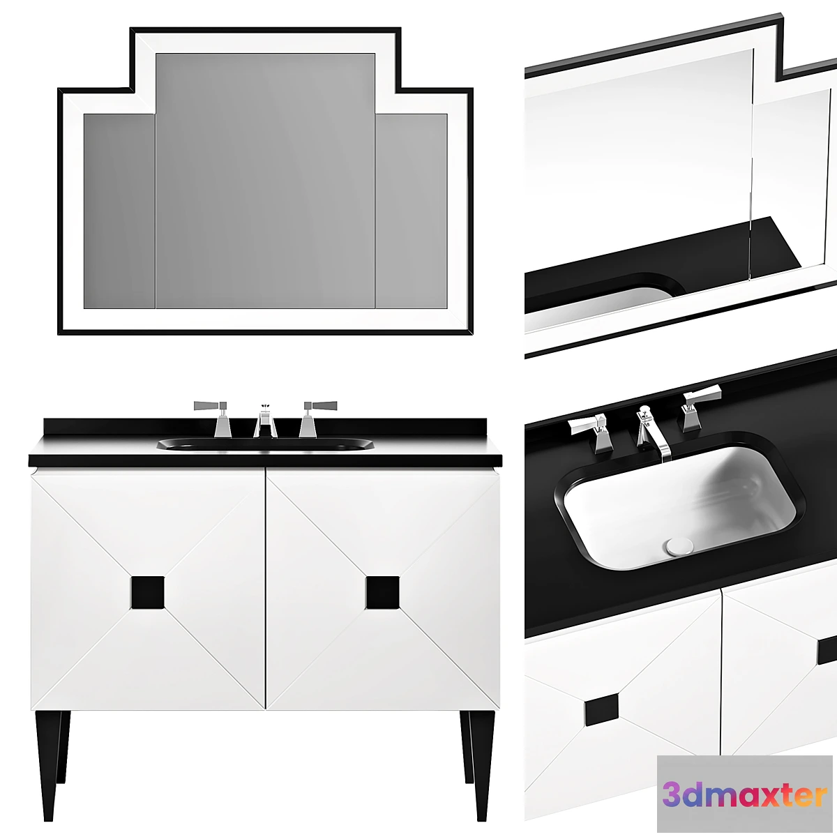 1332259 - Devon & devon jetset 2 vanity unit 3D Max