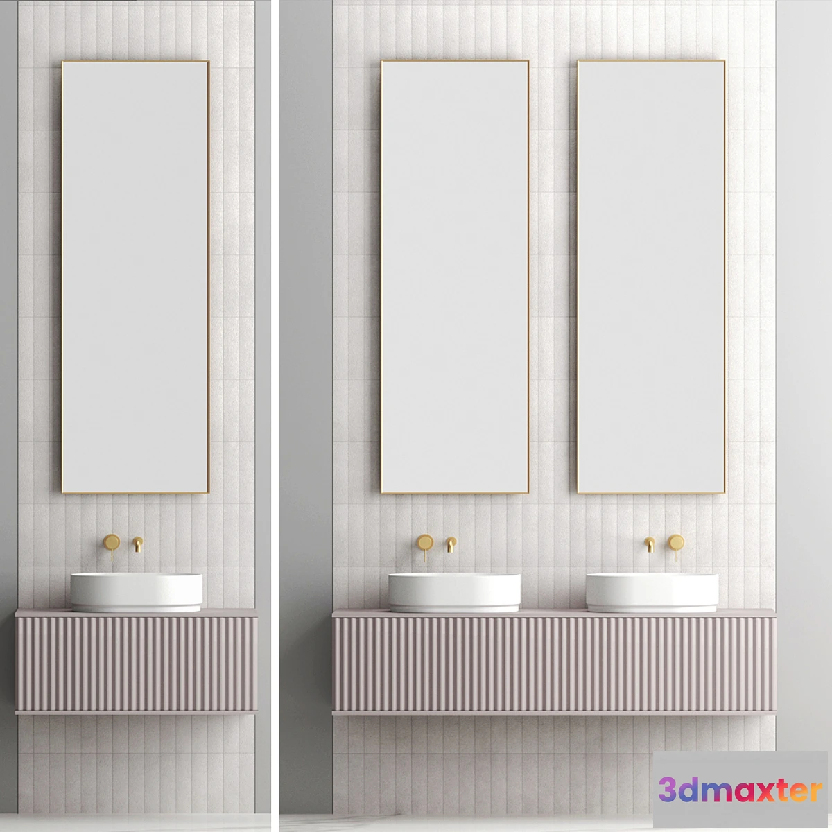 1340592 - Bathroom set 11 3D Max