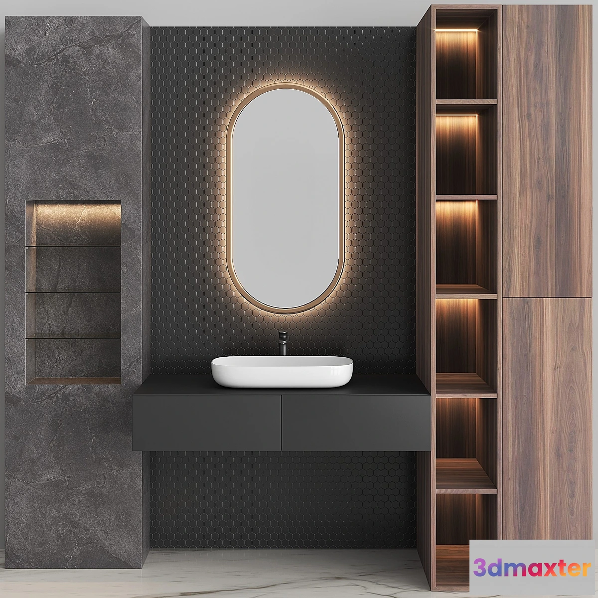 1344546 - Bathroom Set BS03 3D Max