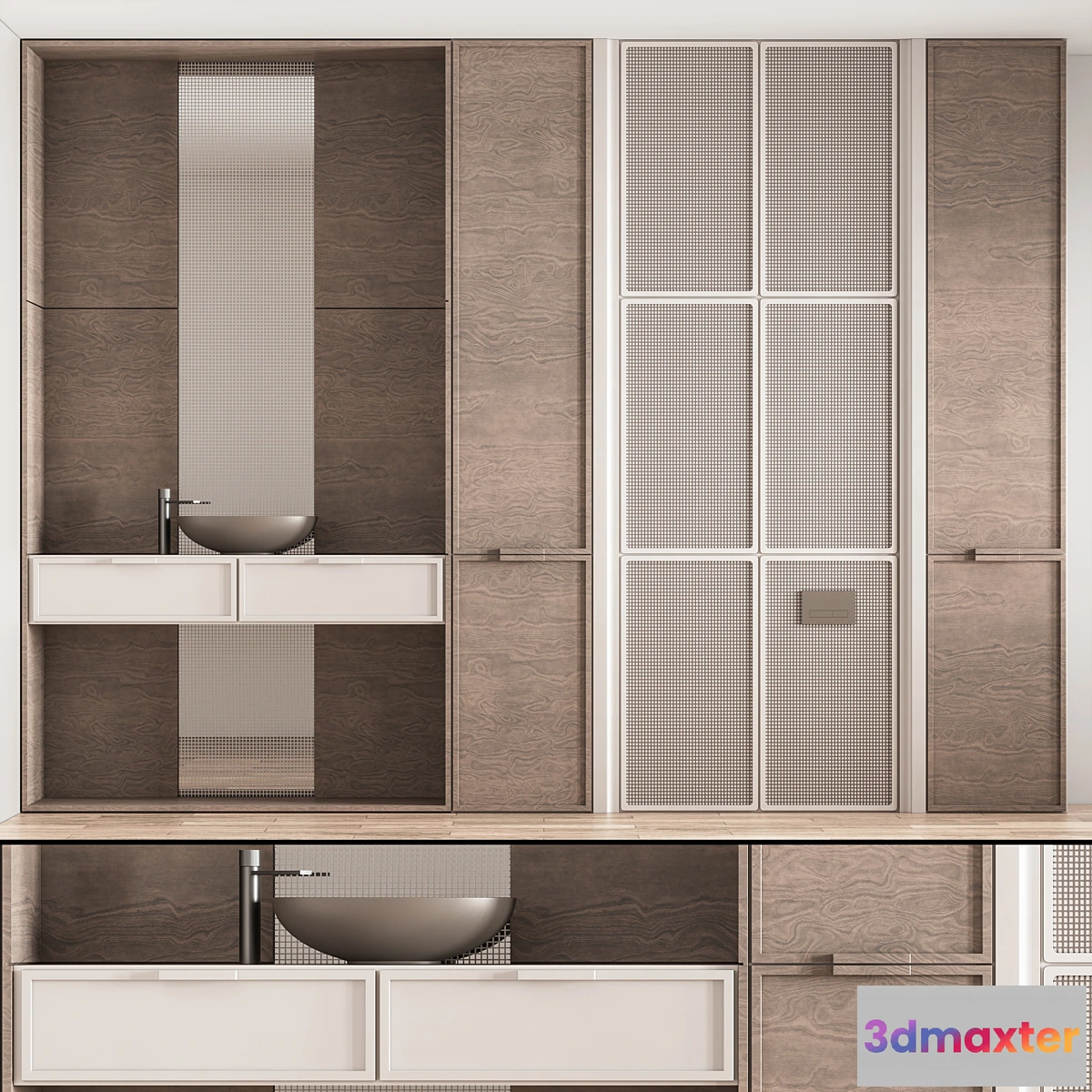 1349869 - Bathroom Furniture Set 08 3D Max