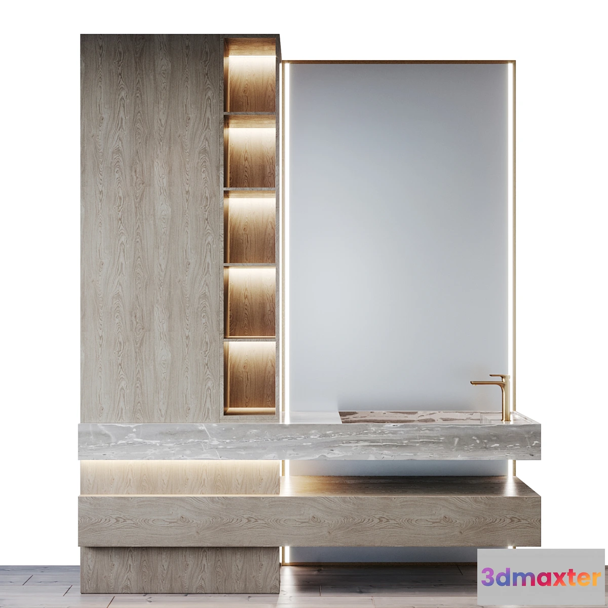 1356211 - bath set 34 3D Max