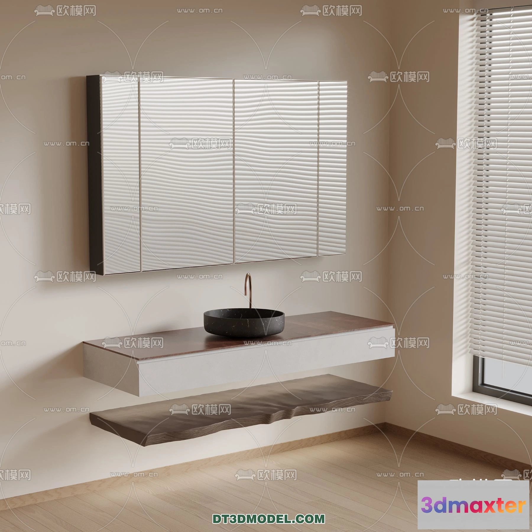 1365820 - Cabinet 3D Models for Bathroom - Furniture Design - 059 3D Max