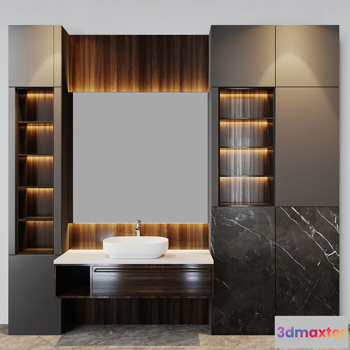 1401646 - bath set 9 3D Max