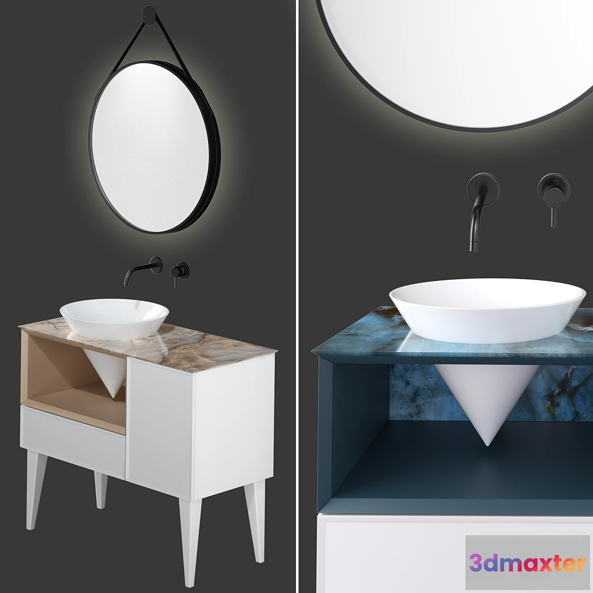 1409080 - Cupboard CONO Geometrica Kerama Marazzi 3D Max