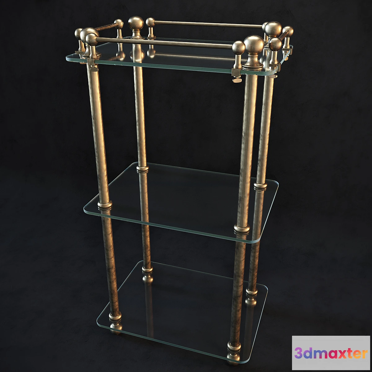 1417602 - Eichholtz Bathroom Rack Devon 3D Max