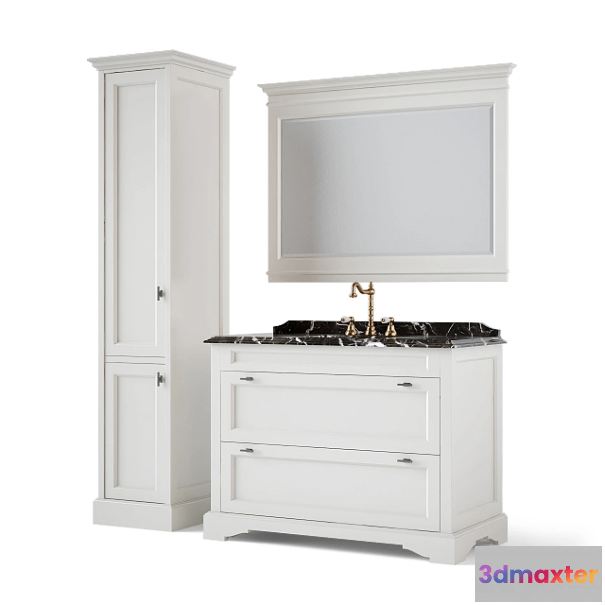 1425560 - BATHROOM FURNITURE CAPRIGO GREENWICH 3D Max