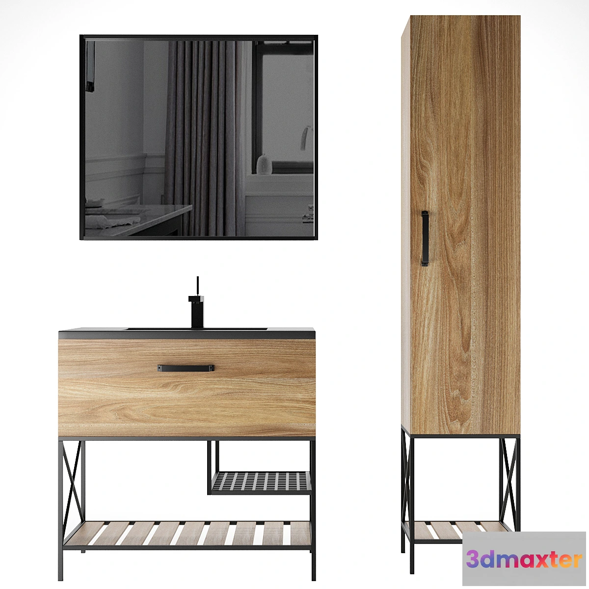 1426348 - Comforty bathroom furniture Bradford 3D Max