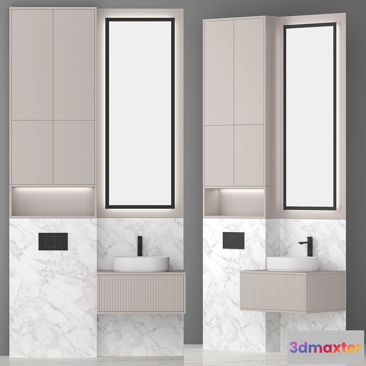 1426996 - Bathroom set 10 3D Max
