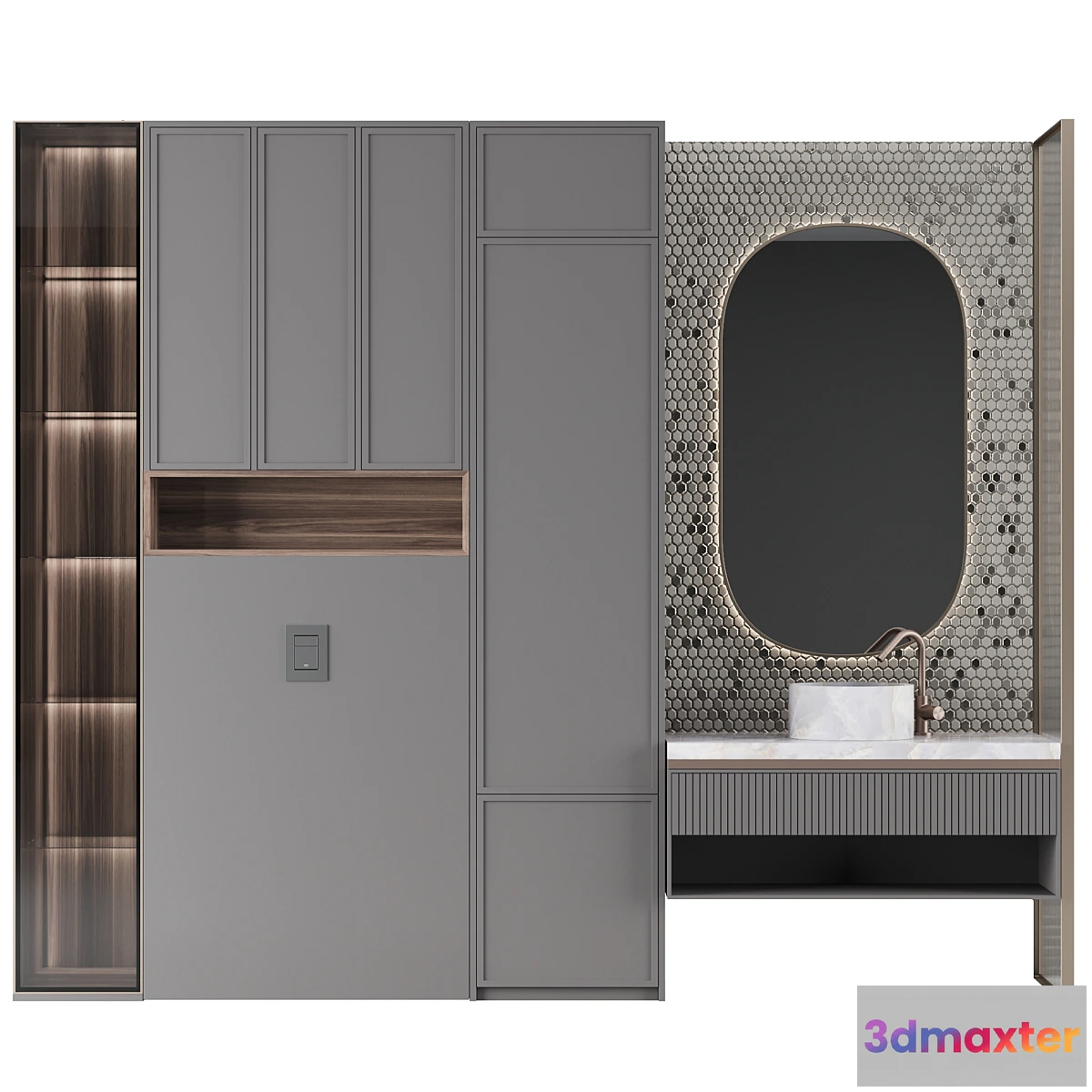 1427150 - Bathroom console №12 3D Max