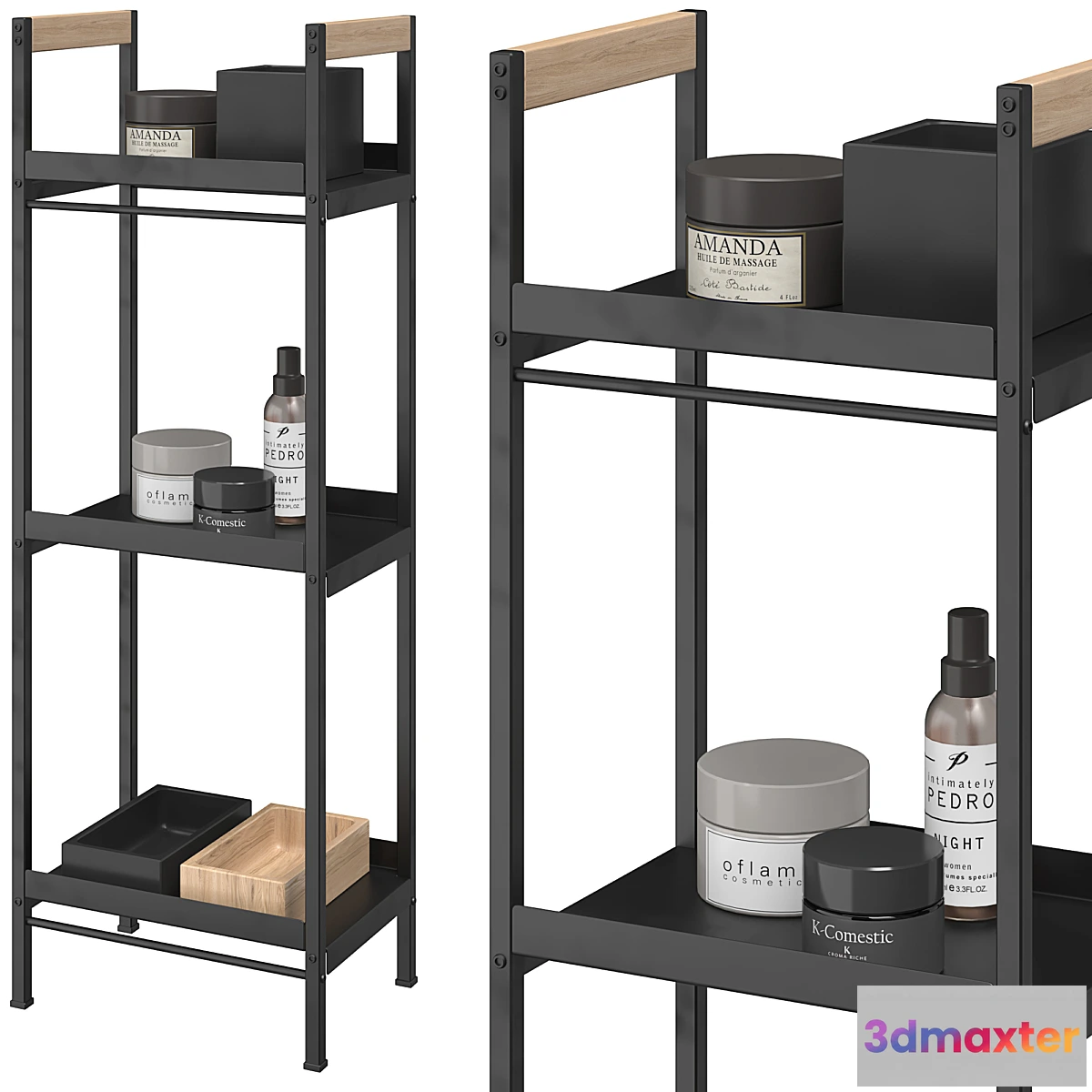 1429194 - Benjamin bathroom shelving unit 3D Max
